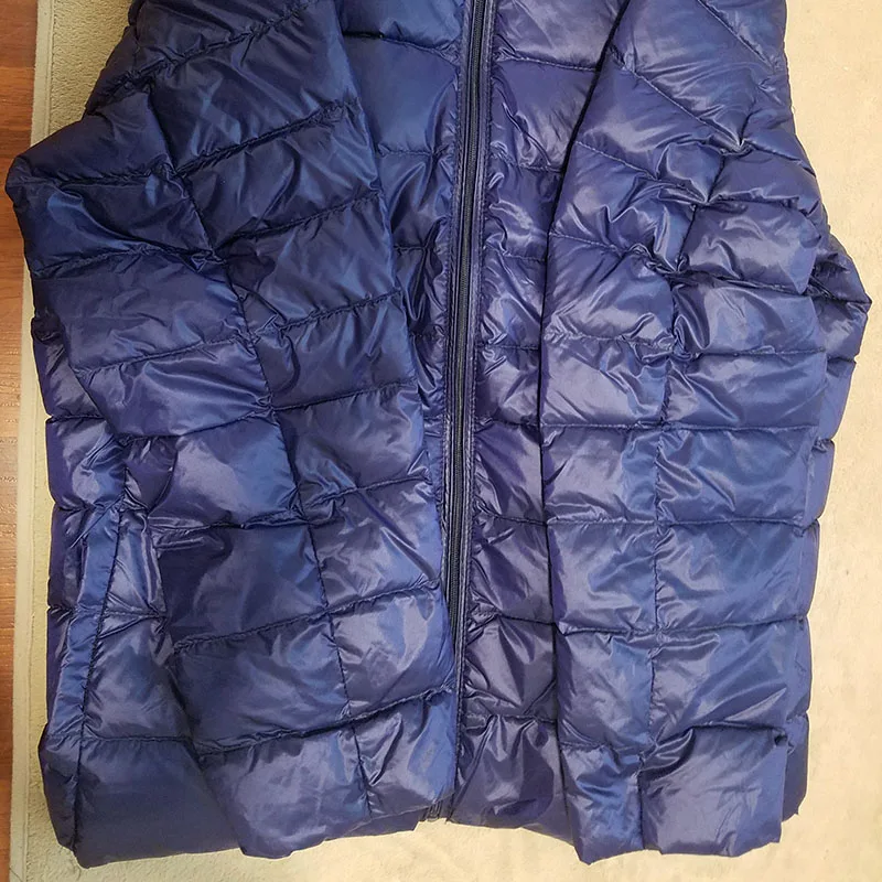 Womens Autumn Jacket 2018 Winter Ladies Hooded Fashion Coat Lightweight Duck Down Female Slim Coat Outwear Plus Size 4XL 5XL 6XL