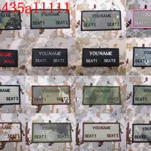 Вышивка патч пользовательское имя Ленты текстовый бренд боевой тактика армейский крючок и петля на спине