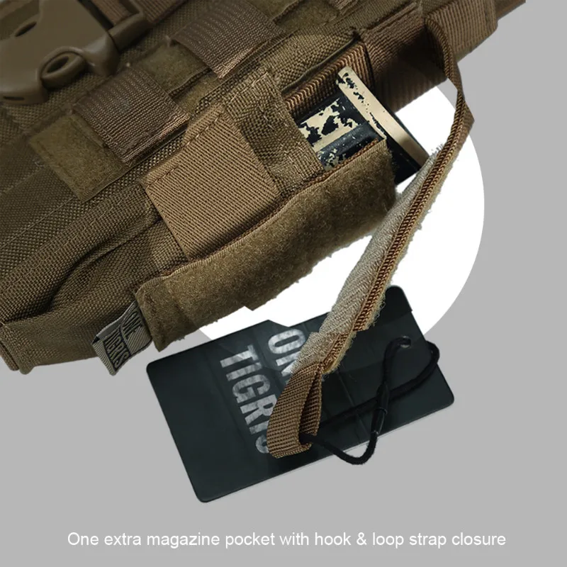 OneTigris тактический Molle кобура для пистолета с подсумок милитари страйкбольной