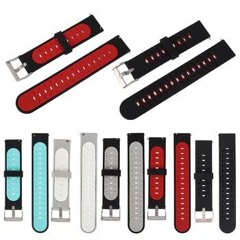

20mm Universal Silicone Wrist Strap Pulseira for Amazfit Bip Sport Watch Smart Fitness Bracelet Wristband Wriststrap Accessories