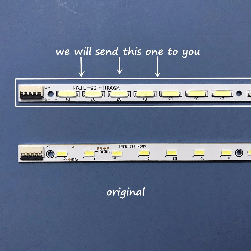 

LED Backlight strip For TCL 50 inch TV L500H1-4EB V500H1-LS5-TLEM4 V500H1-LS5-TREM4 V500H1-LS5-TLEM6 V500H1-LS5-TREM6