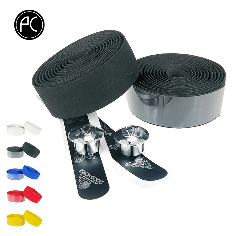 

PCycling High Quality Cycling Drawing Pattern Lines Handlebar Tape Belt Bike Bicycle Classical Retro Handlebar Tape Wrap 2 Bar