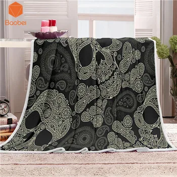 

New Black Velvet Plush Throw Blanket Thicking Lunch break blanket Bedsheet for Children Printed Soft Throw Travel CB72