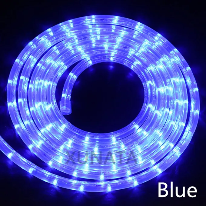 thumbnail image 1 of Tira de luces LED de 220 V, resistente al agua IP67, letrero de neón, luz LED para decoración de fiestas navideñas, cuerda de luces con tubo de arcoíris para exteriores, 1 of 5