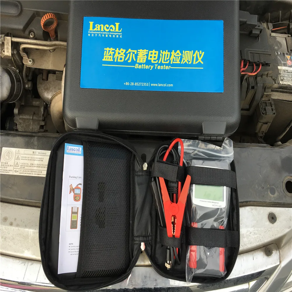  Lancol MICRO468 Car Battery Tester Tool Battery For Car Factory Portable 12V Auto Digital CCA Autom