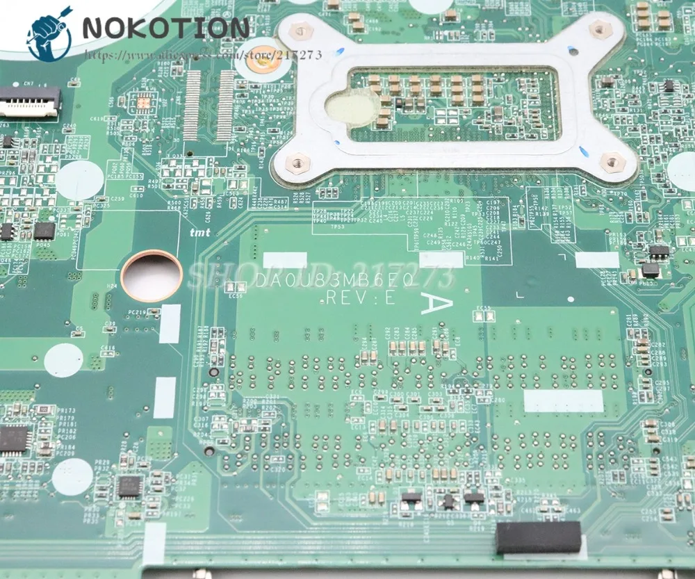 Best  NOKOTION Laptop Motherboard For HP Pavilion 15-N Series MAIN BOARD I5-4200U CPU DDR3 DA0U83MB6E0 73