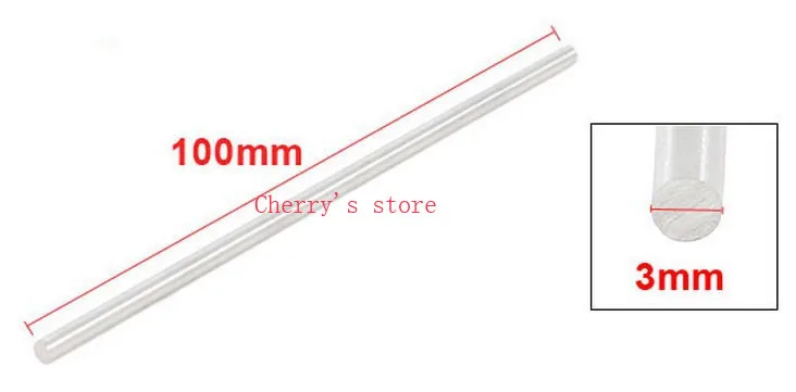 

50 x High Speed Steel Round Turning Lathe Bars 3mm x 100mm