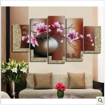

Embroidery Package High Quality the Charm of Orient Flower 3D printed Fabric Cross Stitch Kits Package Kit