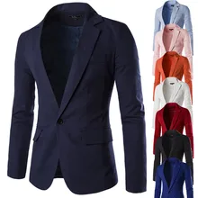 Модный Блейзер размера плюс, однотонный пиджак для бизнеса, Свадебная вечеринка, верхняя одежда, пальто, костюм, топ, жилет, мужской костюм, 8 цветов