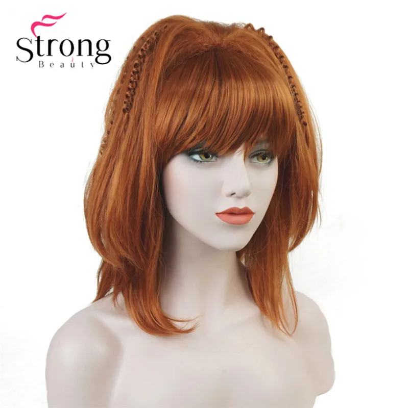 Парик для косплея StrongBeauty Alla Pugacheva парик медный красный черный светлый вечеринки