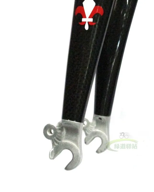 US $200.25 TRIGON IRIS RC51A carbon fiber bike bicycle fork 20 406 451 fork for Vbrake or road caliper 74mm width fit for folding bike