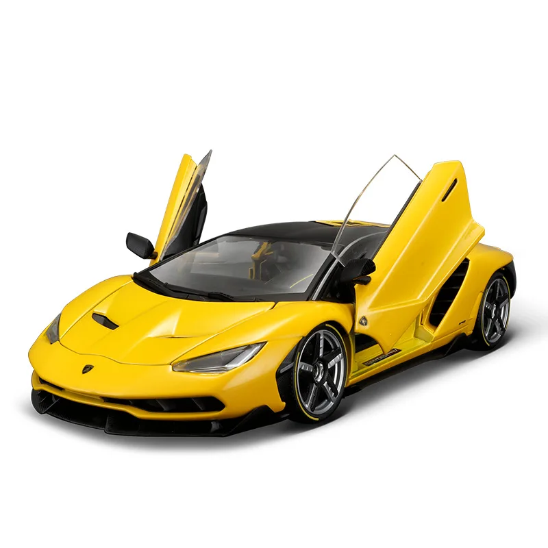 1:18 литые под давлением литые игрушки модель автомобиля для Lamborghinied Lp770 модель спортивного автомобиля игрушка с управлением на рулевом колесе с оригинальной коробкой
