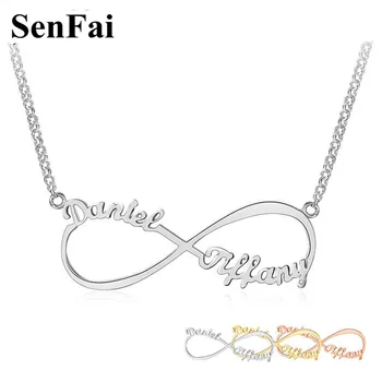 Best Quality Best Price Custom Name Necklace Pendant for women girls infinity love gold silver pendants necklaces jewelry gift buddha jade pendant unisex 2018 new top quality fo jade for men women pendants jewelry fine necklaces good luck gift