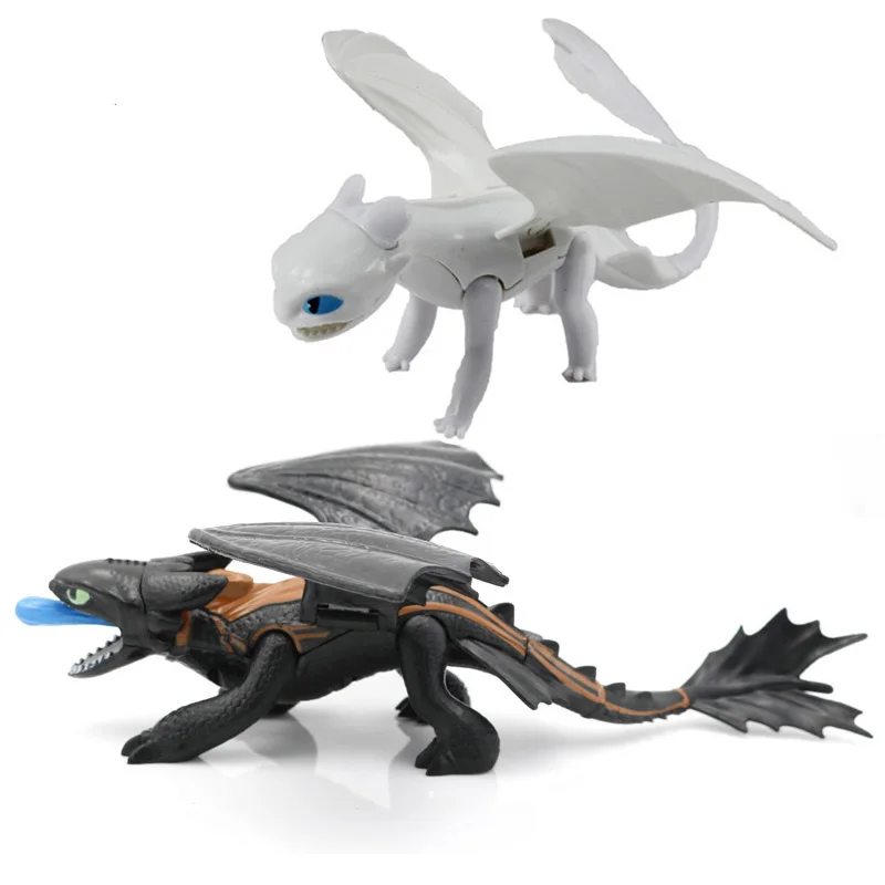 light fury plastic toy