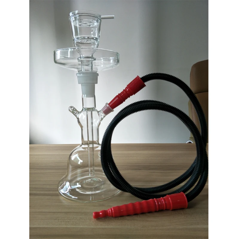 GLASS HOOKAH SHISHA CHICHA GLASS CLEAR HOOKAH HIGH BOROSILICATE GLASS