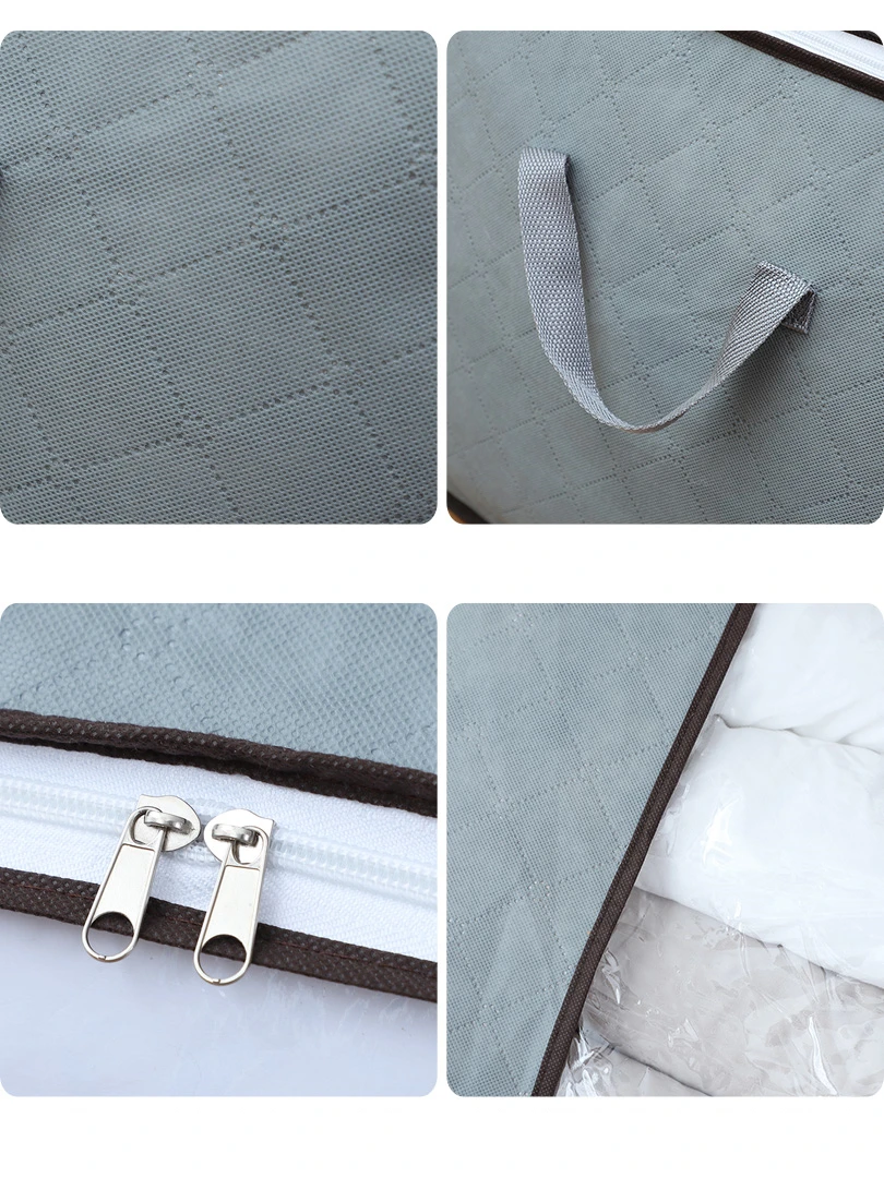 5pcs/set Home Non-Woven Fabric Closet Organizer Clothing Quilt Sundries Storage Bag Tidy Box Foldable Zipper Wardrobe Organizer 5pcs/set Home Non-Woven Fabric Closet Organizer Clothing Quilt Sundries Storage Bag Tidy Box Foldable Zipper Wardrobe Organizer