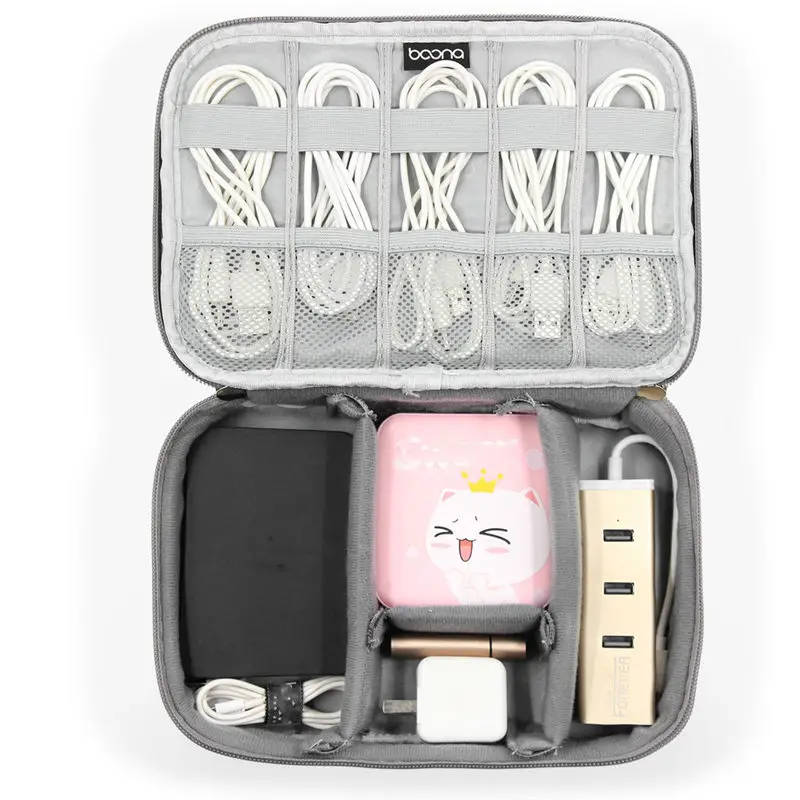 Multi-function Digital Data Line Earphone Hard Disk Portable Power Bags for Women 2019 Messenger Bags handbag women's bag 40MA2515
