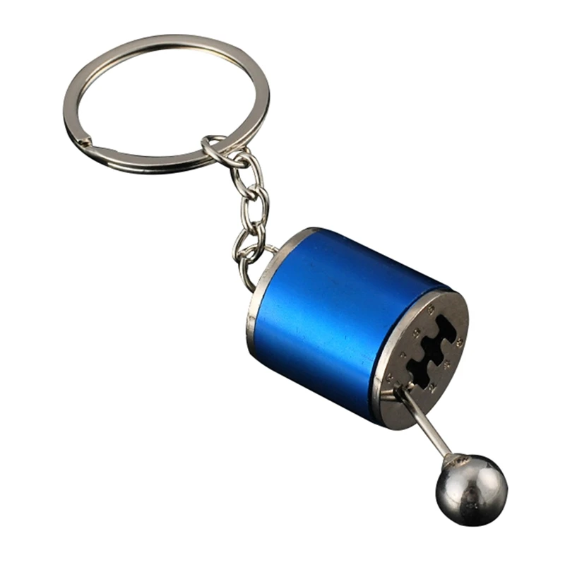 

Popular Gear Knob Key Chain Gear Shift Gear Stick Box Metal Key Chain Keyfob Car Keyring 5 Color Available