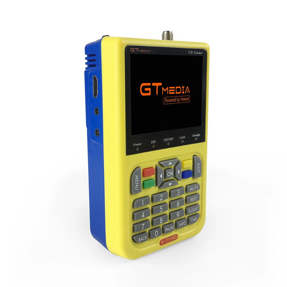 GTMEDIA/Freesat V8 Finder Satellite Finder HD DVB-S2 Digital High Definition Sat Finder DVB S2 Satellite Meter Satfinder 1080P GTMEDIA/Freesat V8 Finder Satellite Finder HD DVB-S2 Digital High Definition Sat Finder DVB S2 Satellite Meter Satfinder 1080P