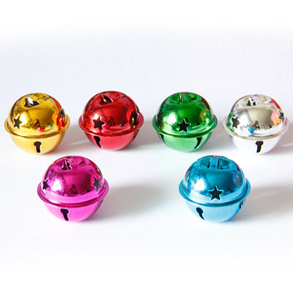 10 шт./лот разноцветные маленькие колокольчики 30 мм колокольчики праздничные украшения для дома рождественские украшения