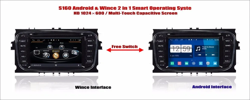 Discount Liandlee For Ford C-Max / S-Max / Galaxy / Tourneo Radio CD DVD Player GPS Nav Map Navigation Wince & Android 2 in 1 S160 System 10 Discount Liandlee For Ford C-Max / S-Max / Galaxy / Tourneo Radio CD DVD Player GPS Nav Map Navigation Wince & Android 2 in 1 S160 System 10