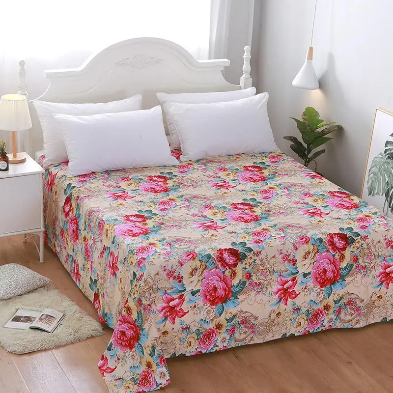 Современный домашний текстиль, удобные постельные принадлежности с цветочным рисунком, простыни для гостинной, покрывала из цветного полиэстера, мягкая простыня, 230*230 см - Цвет: No-06