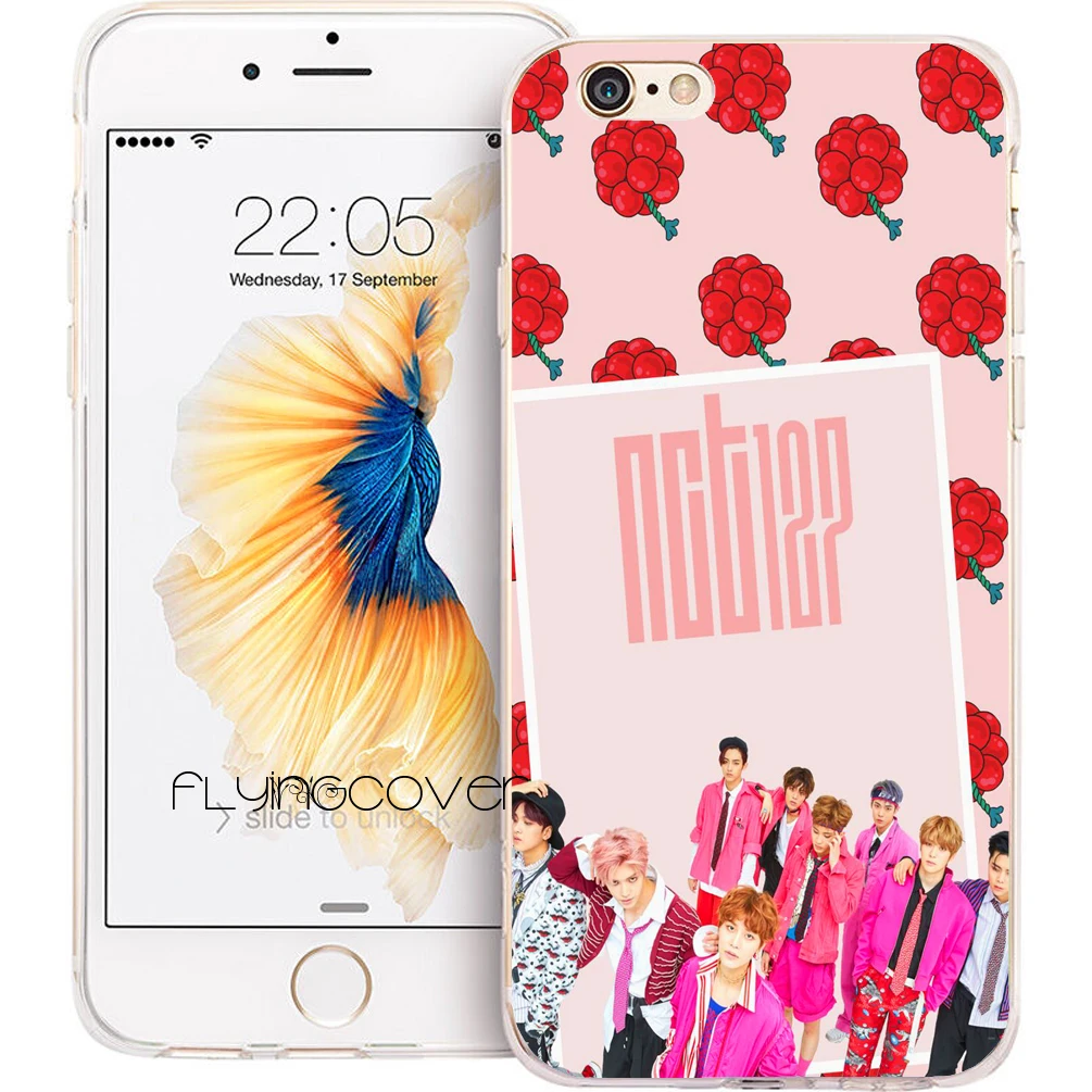 Coque NCT 127 Kpop Boy Clear Soft Silicone Phone Cases for iPhone XS Max XR X 7 8 6 6S Plus 5S 5 SE 5C 4S 4 iPod Touch Cover |