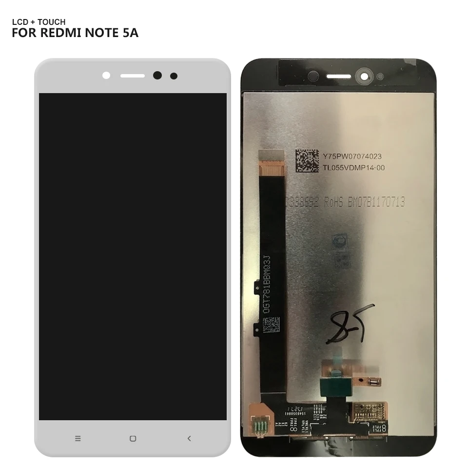 

Free Shipping For Xiaomi Redmi Note 5A Touch Screen Digitizer LCD Display Assembly For Hongmi Note 5A LCD