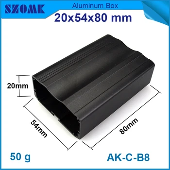 

rec color electronics metal aluminum project enclosure box for GPS tracking 26x54x85 mm