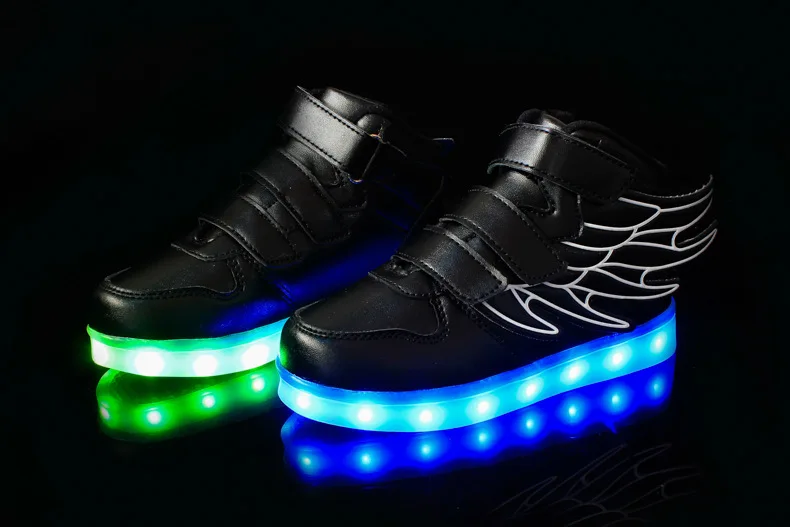 YPYUNA/детская обувь; Светящиеся кроссовки; светодиодные тапочки; корзина; светодиодные Детские светящиеся кроссовки; Светящиеся кроссовки для маленьких мальчиков и девочек