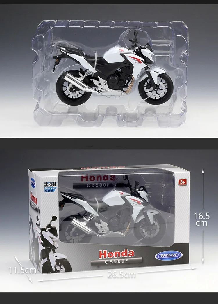 WELLY 1:10 HONDA CB500F литой мотоцикл