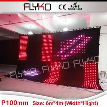 Flykostage CE& RoHS противопожарные PC control светодиодный видеоэкран