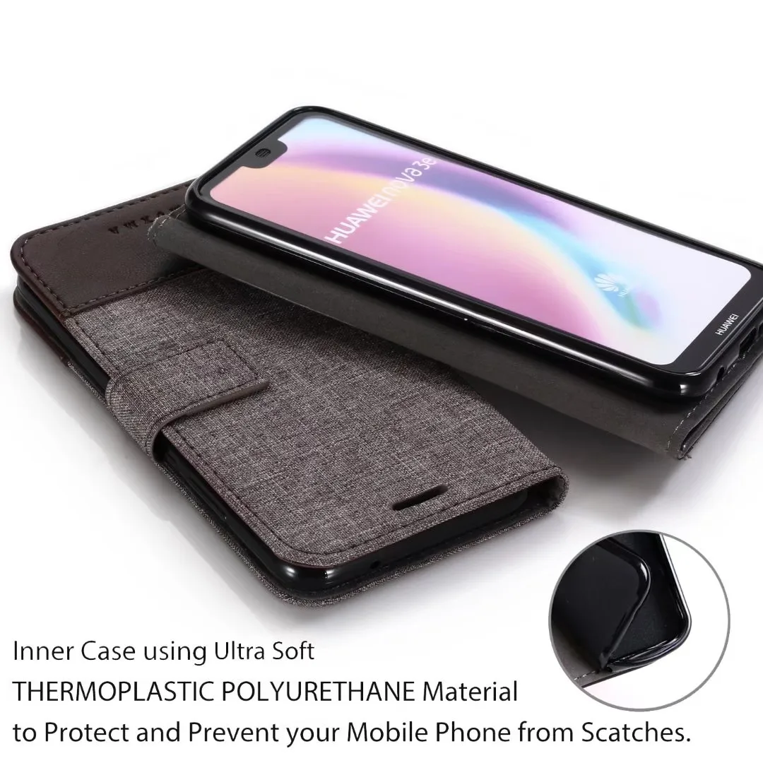 Роскошный кожаный чехол для Huawei P30 Pro P20 P10 Mate 20 Lite Nova 4 3 кошелек из джинсовой ткани