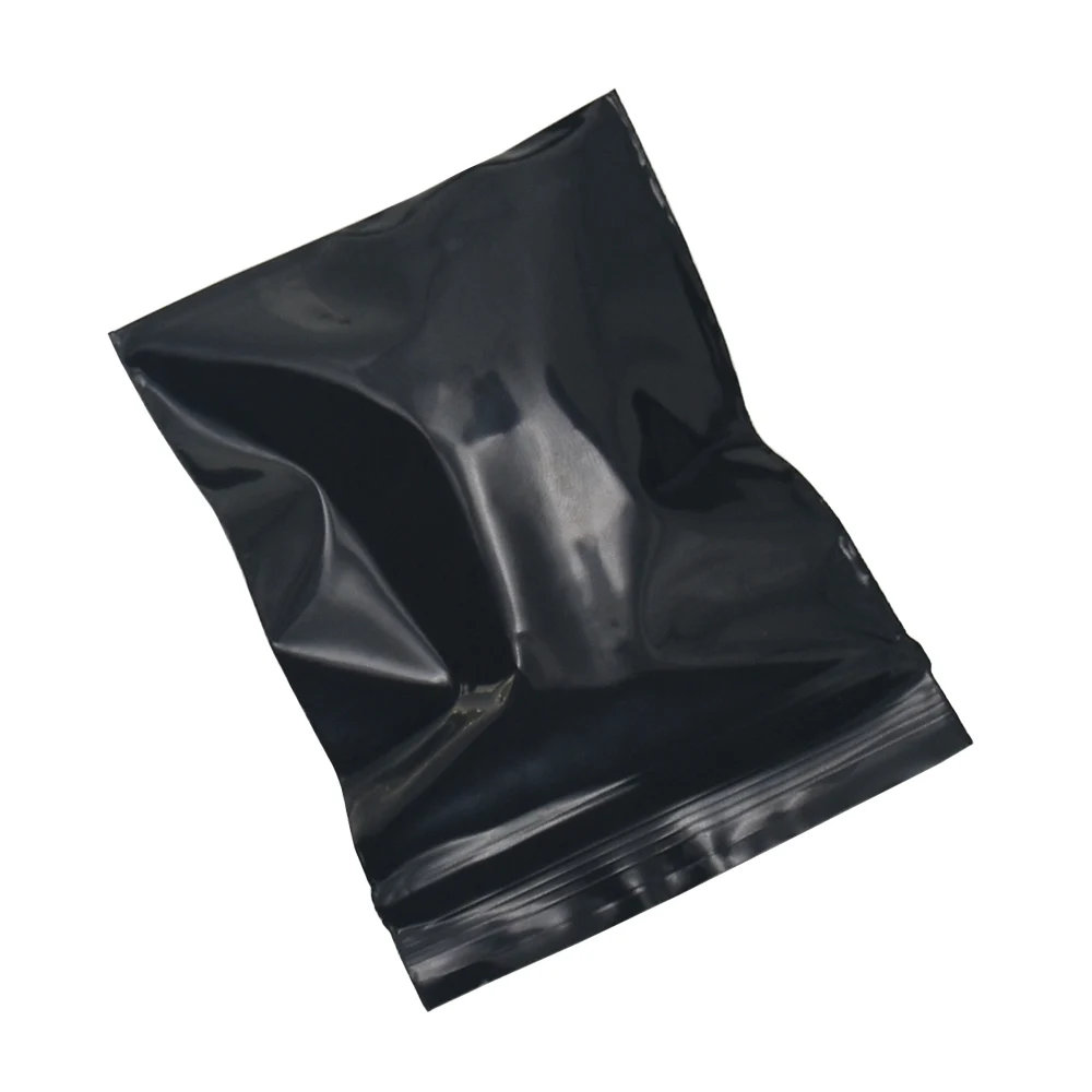 

500Pcs/lot 4*5cm(1.6''x2'') Black Mini Zip Lock Plastic Bag Resealable Zipper Ziplock Bag Self Seal PE Plastic Packaging Bags