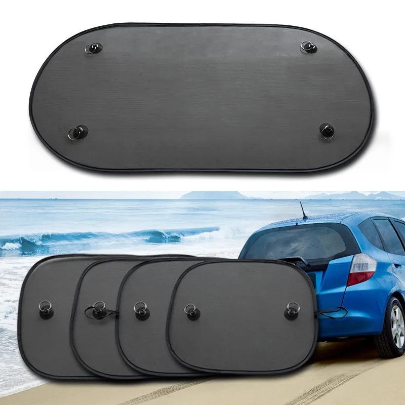 

1PC 100*50cm Foldable Mesh Car Rear right left Windscreen Cover Window Suction Cup Sun Visors Sunshade Mesh Cover Driver Goggles