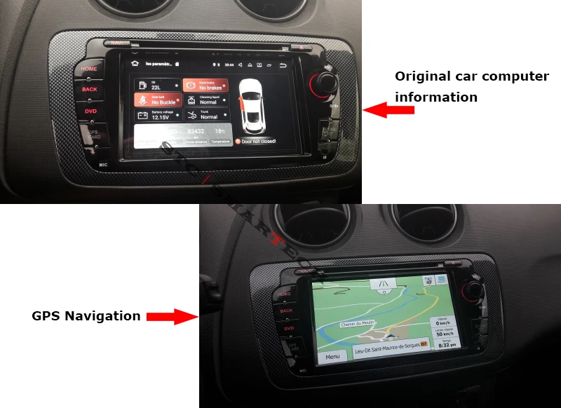 Perfect SMARTECH 2Din 7 inch IPS Screen Android 8.1 OS For Seat Ibiza Car GPS Radio DVD Player With CAN-BUS Octa-Core 2GB RAM 32GB ROM 7