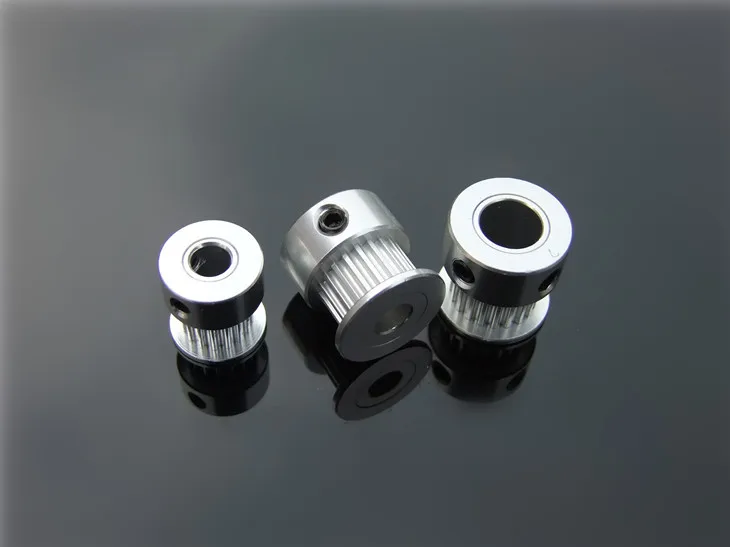 GT2 Timing Pulley 20 teeth Alumium Bore 5mm fit for GT2 belt Width 6mm RepRap 3D Printer part