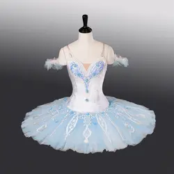 Ats9008 Для женщин сна Красота этап одежда Обувь для девочек 10 слоев синяя птица костюмы Обувь для девочек эластичный плотный балетное платье