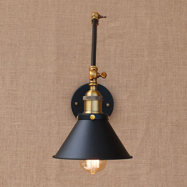  Adjustable Long Swing Arm Wall Light Fixture Edison Retro Vintage Wall Lamp Loft Style Industrial W - 32727410137
