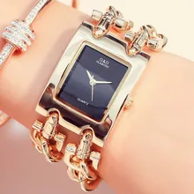 G& D роскошные золотые полностью стальные часы женские часы модные OL женские коммерческие часы Relogio Feminino