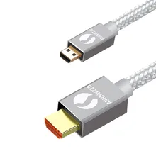 Micro HDMI кабель Micro HDMI к HDMI кабель 1,4 V 3D Male-Male 1m 2m High Premium Micro HDMI кабель адаптер для планшета HDTV камеры