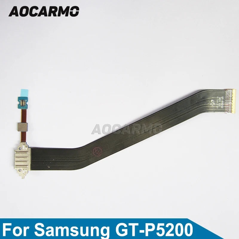 Aocarmo Caricabatteria Usb Connettore Porta Cavo Della Flessione Per Samsung Galaxy Tab 3 10.1 P5200