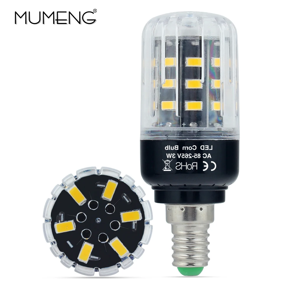 E27 12 W 9 Вт 7 W 5 W 3 W 85 SMD светодиодный кукурузы лампы светодиодный 85-265 V теплый белый холодный белый