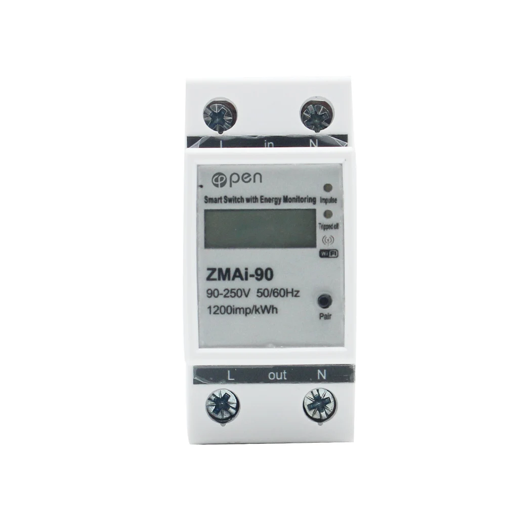 WIFI remote control Smart Switch with energy monitoring for Smart home