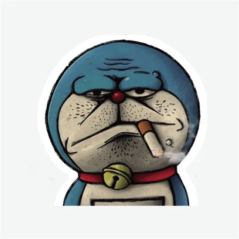 

High Quality 10 pcs PVC Waterproof Stickers Universal Cartoon Cute Personality Graffiti Decoration Stickers for Motorcycle