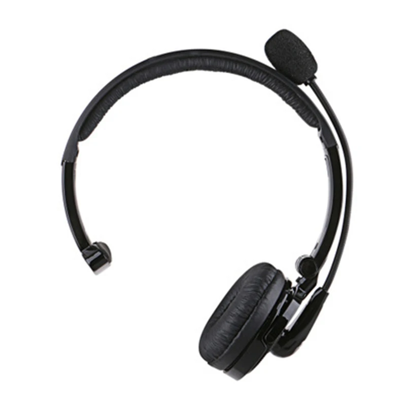 Над головой Бум микрофон с шумоподавлением Bluetooth гарнитура для водителя грузовика горячая распродажа - Цвет: Черный