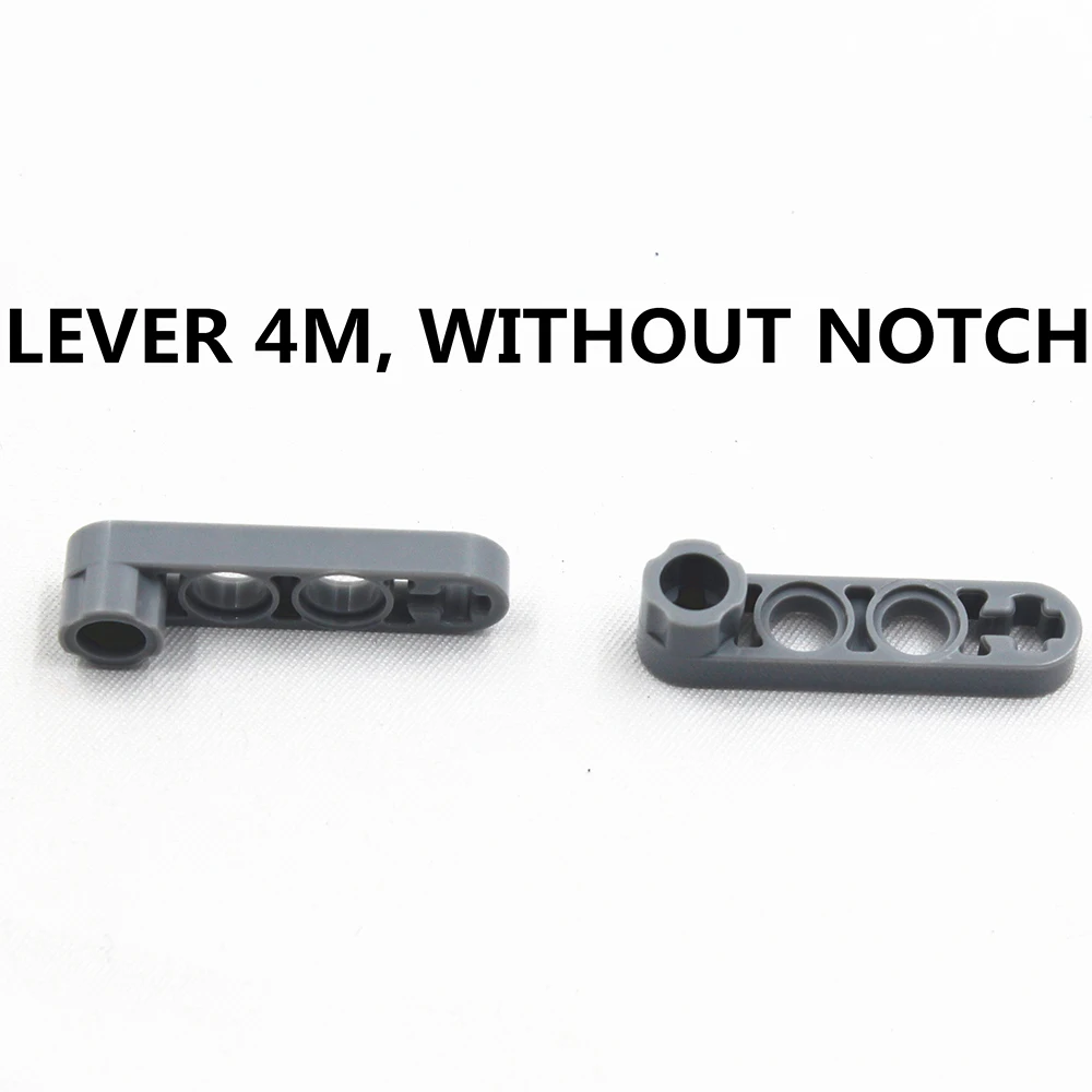 Building Blocks BulkTechnic Parts 30pcs TECHNIC LEVER 4M ,With Notch compatible with lego for kids boys toy NOC4211561