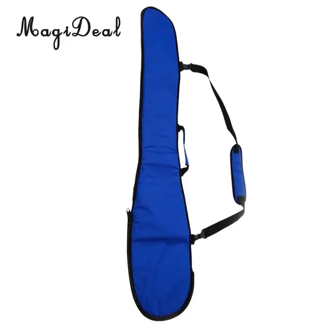 Deluxe Padded Split Kayak Paddle Bag With Carry Handle Shoulder Deluxe Padded Split Kayak Paddle Bag With Carry Handle Shoulder Strap Black Blue For