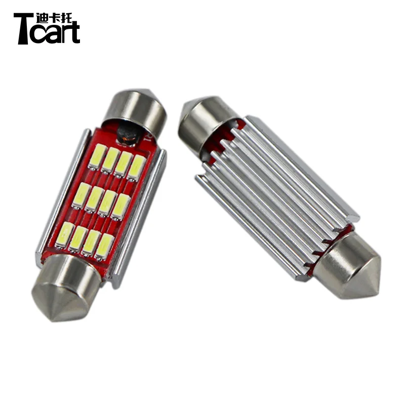 

Tcart For Mitsubishi Outlander Asx 31/ 36/ 39/ 41mm Auto LED white Reading Bulb White Car Interior Reading Dome Lamp