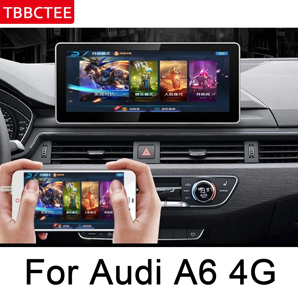 Sale For Audi A6 A6L 4G 2011~2015 MMI IPS Android Car Multimedia Player GPS Navigation Original Style HD Screen WiFi BT 2
